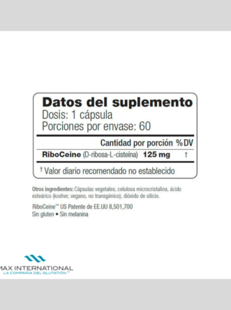 MaxOne - Datos del suplemento